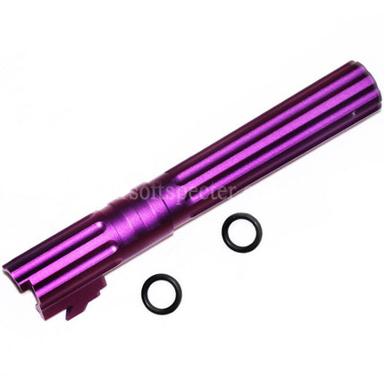 5KU 5 Inches 123/127mm CNC Aluminium Outer Barrel +11mm CW for Armorer Works AW WE-TECH Tokyo Marui Hi-Capa 5.1 GBB Pistols Airsoft