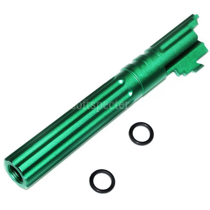 5KU 5 Inches 123/127mm CNC Aluminium Outer Barrel +11mm CW for Armorer Works AW WE-TECH Tokyo Marui Hi-Capa 5.1 GBB Pistols Airsoft
