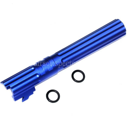 5KU 5 Inches 123/127mm CNC Aluminium Outer Barrel +11mm CW for Armorer Works AW WE-TECH Tokyo Marui Hi-Capa 5.1 GBB Pistols Airsoft