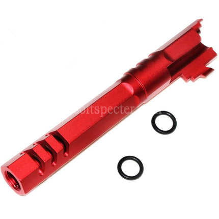 5KU 5 Inches 123/127mm CNC Hexagon Outer Barrel +11mm CW for Armorer Works AW WE-TECH Tokyo Marui Hi-Capa 5.1 GBB Pistols Airsoft