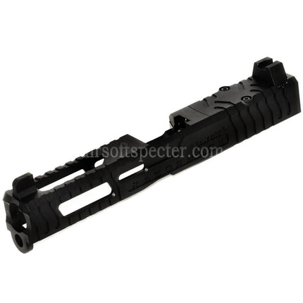 5KU CNC Aluminum 9INE RMR Ready Barrel Slide Set For WE Tokyo Marui G17 Gen3 Series GBB Pistols Airsoft