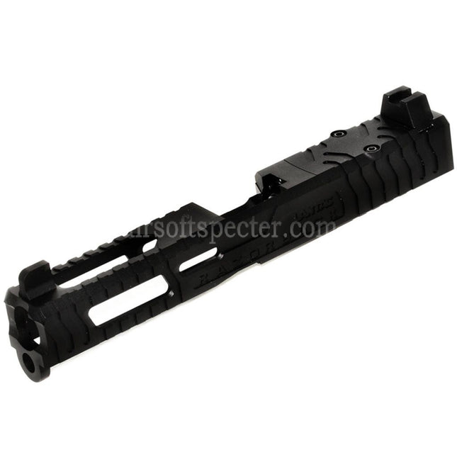 5KU CNC Aluminum 9INE RMR Ready Barrel Slide Set For WE Tokyo Marui G17 Gen3 Series GBB Pistols Airsoft