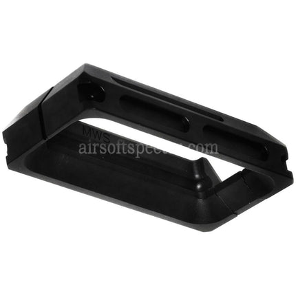 5KU CNC Aluminum Magwell For Tokyo Marui M4 M16 Series MWS GBB Rifles Airsoft Black