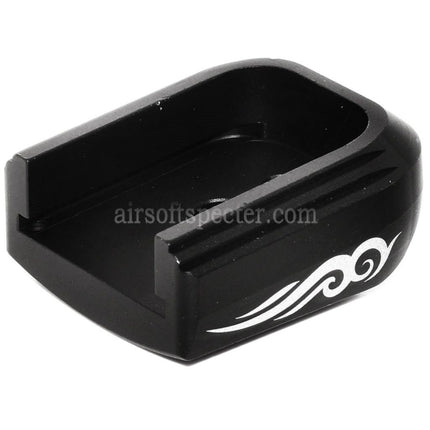 AIP Lasered Magazine Base Plate Cover Type-3 For ARMY EMG SAI STI TTI AW WE Tokyo Marui Hi-Capa GBB Co2 Gas Pistol Magazine Black