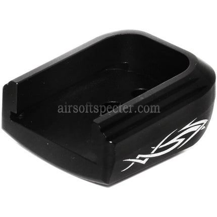 AIP Lasered Magazine Base Plate Cover Type-4 For ARMY EMG SAI STI TTI AW WE Tokyo Marui Hi-Capa GBB Co2 Gas Pistol Magazine Black
