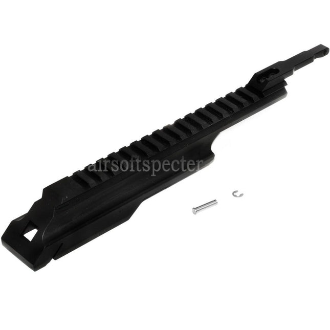 5KU 20mm Picatinny Top Railed Upper Receiver Dust Cover for GHK LCT Tokyo Marui AK Series AEG GBB Rifles Airsoft Black