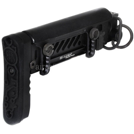 5KU PT-1 Gen2 Multi Position Side Folding Stock for CYMA D-Boys LCT GHK AK Series AEG GBB Rifles Airsoft Black
