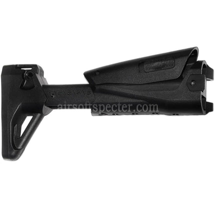 CYMA 5-Positions Retractable Side Folding Stock for CYMA Platinum Edition CM103 AK Alfa AEG Rifles Airsoft Black