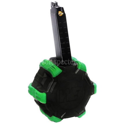 WE (WE-TECH) 350rd Gas Drum Magazine for G17 G18C G-Series GBB Pistols Airsoft