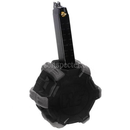 WE (WE-TECH) 350rd Gas Drum Magazine for G17 G18C G-Series GBB Pistols Airsoft