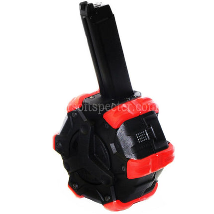 WE (WE-TECH) 350rd Gas Drum Magazine for G17 G18C G-Series GBB Pistols Airsoft