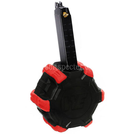 WE (WE-TECH) 350rd Gas Drum Magazine for G17 G18C G-Series GBB Pistols Airsoft