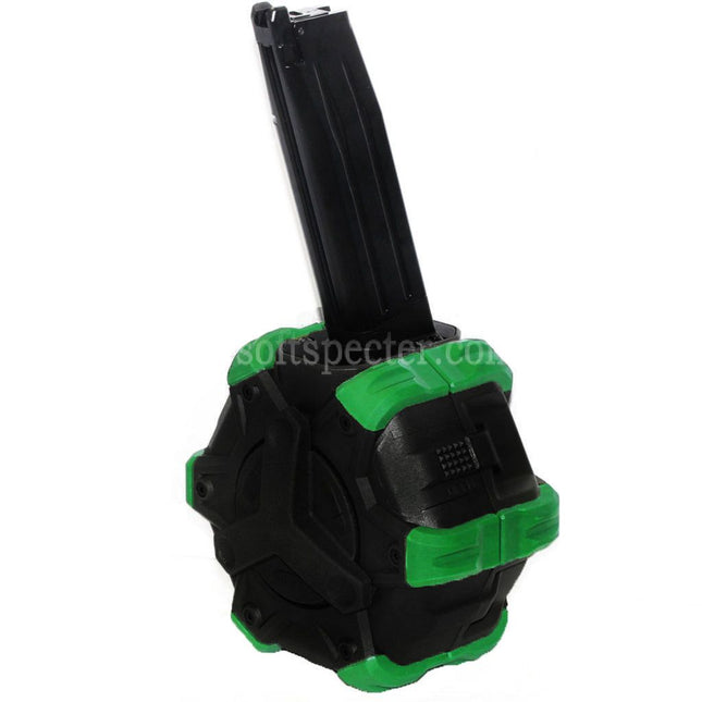 WE (WE-TECH) 350rd Gas Drum Magazine for Hi-Capa GBB Pistols Airsoft