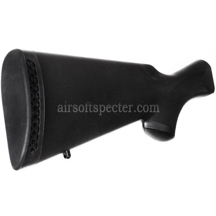 CYMA Polymer Fixed Stock For CYMA M870 Spring Action Shotgun Airsoft Black
