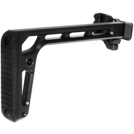 5KU 205mm Minimalist Plus Folding Stock For MCX / MPX M1913 Interface Rifles Airsoft Black