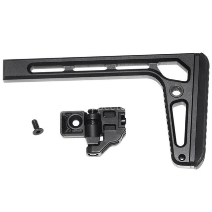 5KU 205mm Minimalist Plus Folding Stock For MCX / MPX M1913 Interface Rifles Airsoft Black
