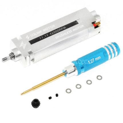 Moteur Brushless SOLINK 11.1V 42000RPM pour répliques d'Airsoft M4 Systema PTW