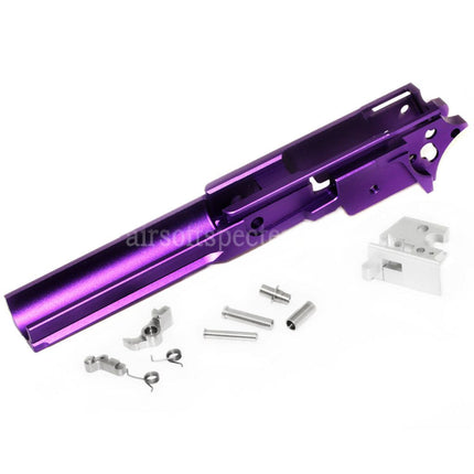 5KU CNC Aluminum Middle Frame Under Rail Version Type-2 For Tokyo Marui Hi-Capa Series GBB Pistols Airsoft