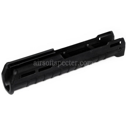 CYMA 297mm Polymer ZHUKOV Style AKM M-LOK Lower Handguard System For CYMA CM077 AK Zhukov Series AEG Rifles Airsoft Black