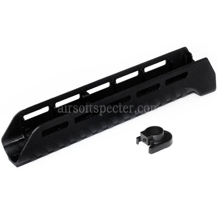 CYMA 265mm Polymer ZHUKOV Style AKM M-LOK Lower Handguard System For CYMA AK Series AEG Rifles Airsoft Black