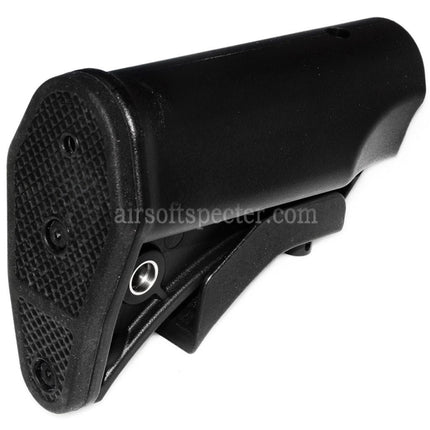 CYMA LWRCI Style Compact Retractable Stock For M4 M16 CYMA CM041H MP5 AEG Rifles Airsoft Black