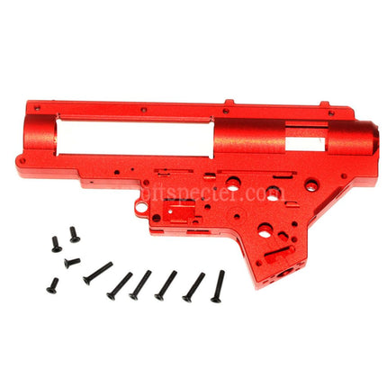 CYMA CNC Aluminum 8mm QD Gearbox Shell For CYMA Platinum Series SR25 QBS Series AEG Rifles Airsoft Red