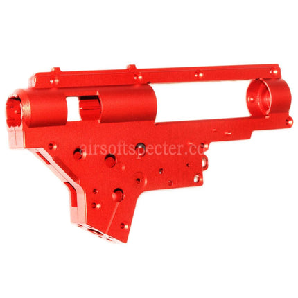 CYMA CNC Aluminum 8mm QD Gearbox Shell For CYMA Platinum Series SR25 QBS Series AEG Rifles Airsoft Red