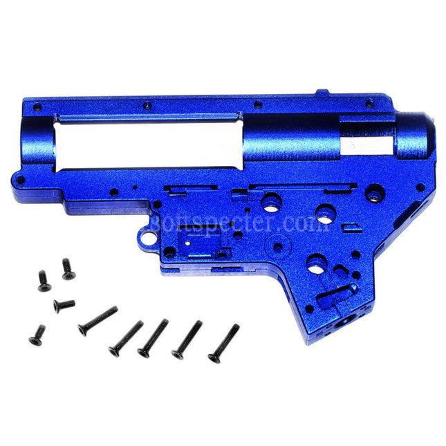 CYMA CNC Aluminum 8mm QD Gearbox Shell For CYMA Platinum Series M4 QBS Series AEG Rifles Airsoft Blue