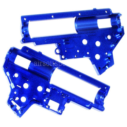 CYMA CNC Aluminum 8mm QD Gearbox Shell For CYMA Platinum Series M4 QBS Series AEG Rifles Airsoft Blue