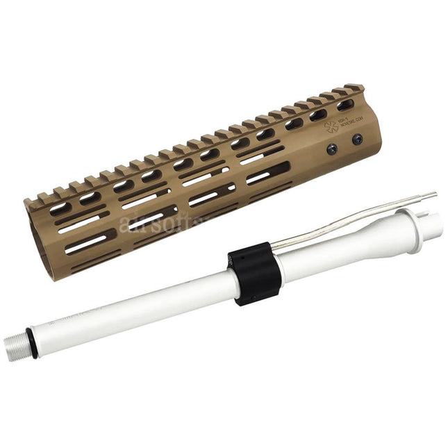 CYMA CGS Noveske N4 9.5 M-Lok Handguard Rail System with Outer Barrel For CYMA CGS AR M4 Tokyo Marui M4 MWS GBB Rifles Airsoft
