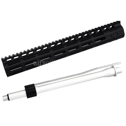 CYMA CGS Noveske N4 13.5 M-Lok Handguard Rail System with Outer Barrel For CYMA CGS AR M4 Tokyo Marui M4 MWS GBB Rifles Airsoft