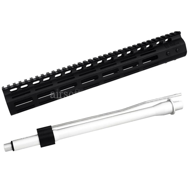 CYMA CGS Noveske N4 13.5 M-Lok Handguard Rail System with Outer Barrel For CYMA CGS AR M4 Tokyo Marui M4 MWS GBB Rifles Airsoft