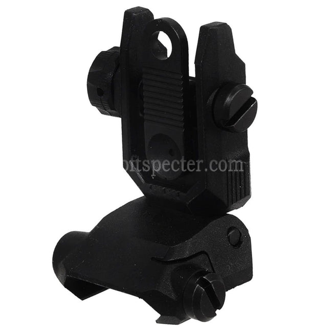 CYMA Enhanced Polymer KRISS Vector Style Flip Up Rear Sight For 20mm 1913 Picatinny Rail AEG Rifles Airsoft
