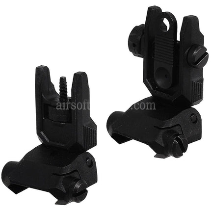 CYMA Enhanced Polymer KRISS Vector Style Flip Up Front Rear Sight For 20mm 1913 Picatinny Rail AEG Rifles Airsoft
