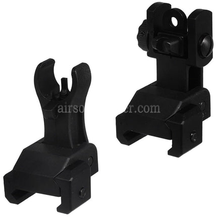CYMA Flip Up Front Rear Sight For CYMA CM102 EMG SGR-12 Shotgun 20mm 1913 Picatinny Rail AEG Rifles Airsoft
