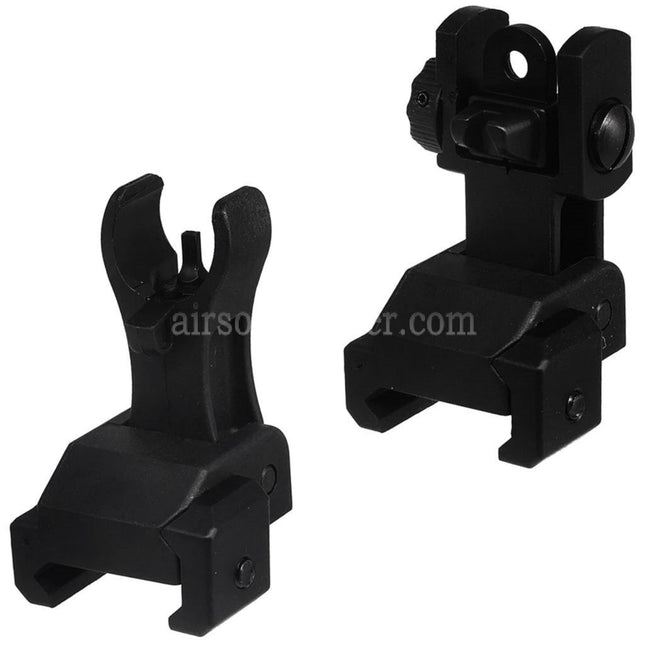 CYMA Flip Up Front Rear Sight For CYMA CM102 EMG SGR-12 Shotgun 20mm 1913 Picatinny Rail AEG Rifles Airsoft