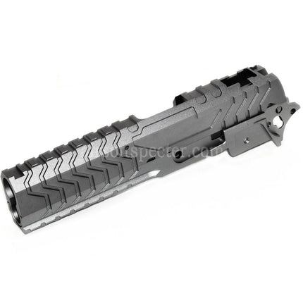 5KU CNC Aluminium Matrix Style Slide and Middle Frame Set For Tokyo Marui Hi-Capa Series GBB Pistols Airsoft
