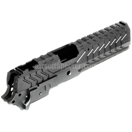 5KU CNC Aluminium Matrix Style Slide and Middle Frame Set For Tokyo Marui Hi-Capa Series GBB Pistols Airsoft
