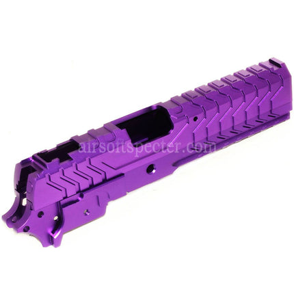 5KU CNC Aluminium Matrix Style Slide and Middle Frame Set For Tokyo Marui Hi-Capa Series GBB Pistols Airsoft