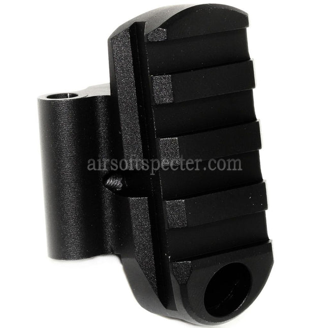 5KU 20mm Picatinny M1913 Rail Stock Base For Tokyo Marui SAIGA-12K Series GBB Shotguns Airsoft Black