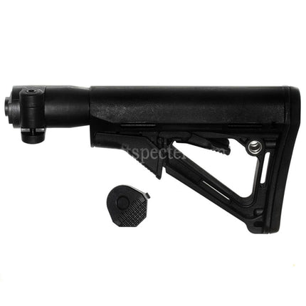 CYMA 6-Positions CTR Style Retractable Folding Stock For CYMA CM076 AK74 Series AEG Rifles Airsoft Black