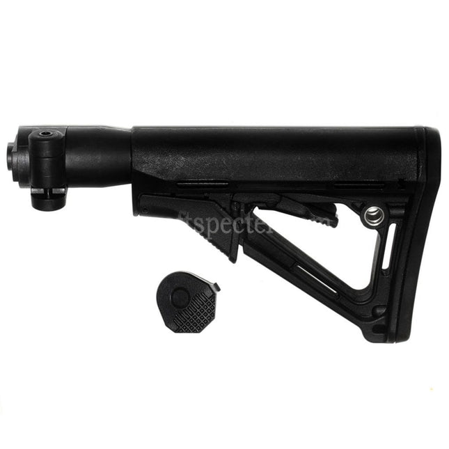 CYMA 6-Positions CTR Style Retractable Folding Stock For CYMA CM076 AK74 Series AEG Rifles Airsoft Black