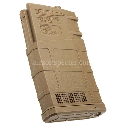 ARES 5pcs 130rd Mid-Cap Magazine For ARES AR308 SR25 M110 Series AEG Rifles Airsoft