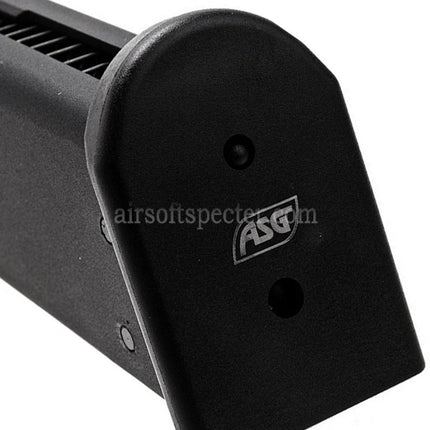 ASG 24rd Gas Magazine For ASG B&T USW A1 CZ-75 SP-01 Shadow 2 Series GBB Pistols Airsoft Black
