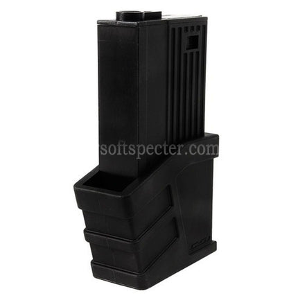 CSI AIRSOFT 225rd Polymer Hi-Cap Magazine For CSI XR-5 Series AEG Rifles Airsoft Black