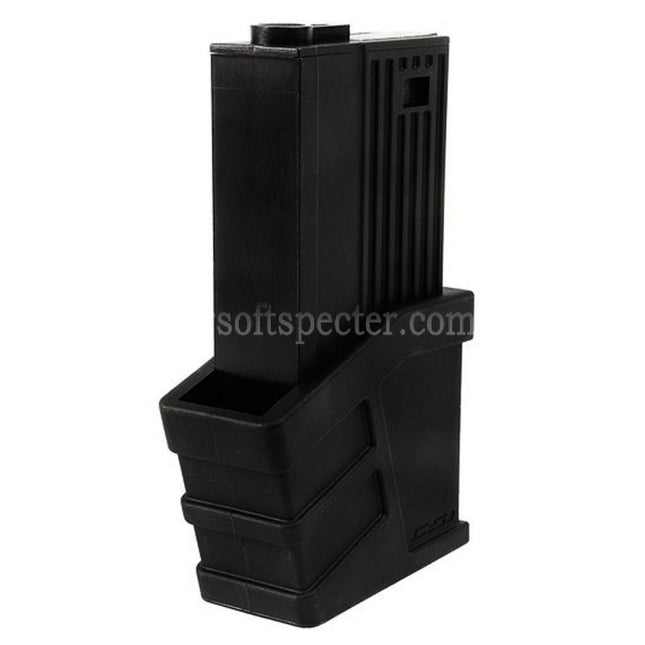 CSI AIRSOFT 225rd Polymer Hi-Cap Magazine For CSI XR-5 Series AEG Rifles Airsoft Black