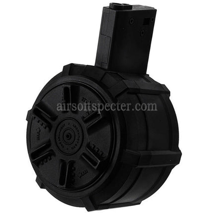 G&G 2300rd Polymer Drum Magazine For G&G M4 M16 Series AEG Rifles Airsoft Black