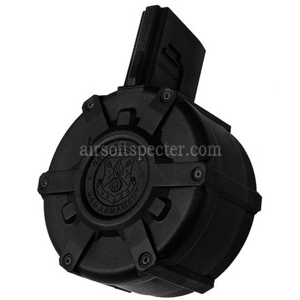 G&G 2300rd Polymer Drum Magazine For G&G M4 M16 Series AEG Rifles Airsoft Black