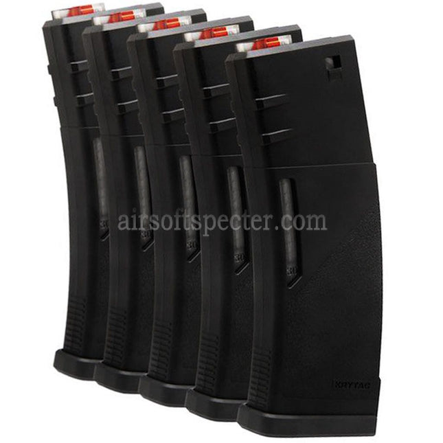 KRYTAC Swappable 30/120rd Polymer Magazine For M4 M16 Series AEG Rifles Airsoft Black