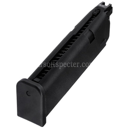 KRYTAC 24rd Gas Magazine For SilencerCo MAXIM 9 AAP-01 G17 G18C G34 G35 G-Series GBB Pistols Airsoft Black